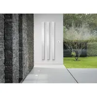 Vasco Beams elektrische radiator - 180x15cm - 950Watt - met stekker - 0600 - white fine texture (wit) 113490150180000000600-0013