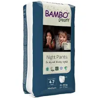 Bambo Nature Bambo Dreamy Nachtluierbroekjes 4-7, 15-35 kg Unisex 10 st