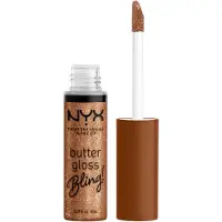 Nyx Butter Gloss Bling Lip Gloss Niet-plakkerig en glanzend Vegan lipmake-up - Betaal me in goud
