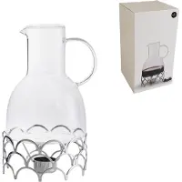 Sagaform Glühweinkan met warmhouder, zilver 1,3 L