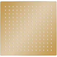 The Living Store Living Store douchekop, roestvrij staal, 30x30 cm, vierkant, goudkleurig