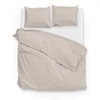 Zo! Home Zo!Home Lino Sandy Beige - 100% Katoen 200 x 200/220 cm