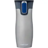 CONTIGO West Loop Autoseal Thermosbeker, Isoleerbeker, 470 ml - Stainless Steel