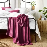 De Witte Lietaer Plaid Snuggly Sangria-150 x 200 cm