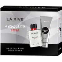 La Rive Herengeuren Men's Collection Absolute SportCadeauset Eau de Toilette Spray 100 ml + Shower Gel 100 ml