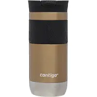 CONTIGO Byron Snapseal thermosbeker - Chardonnay - 16oz - roestvrijstalen isoleerbeker, koffiebeker-to-go, lekvrij, houdt tot 7 uur warm, vaatwasserbestendig BPA-vrij deksel, 470 ml
