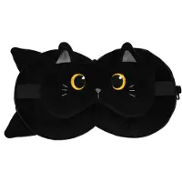 Itotal - Pillow with Sleep Mask - Black Cat (XL2527)