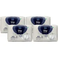 Abena Incontinentie Slip Premium M3 - Eendelig Verband ter Bescherming van Zwaar Urineverlies en (Dunne) Ontlasting - Perfecte Aansluiting door Flexibele Sluitstrips - 92 Stuks