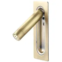Marset Wandlampe , Brons / Oudmessing, Slaapkamer, Aluminium