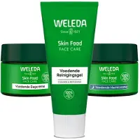 Weleda Skin Food Routine - Voedende Dagcréme 1 x 40 ml, Voedende Nachtcréme 1 x 40 ml & Reinigingsgel 1 x 75 ml Pakket
