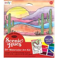 Ooly - Scenic Hues - D.I.Y. Aquarel kunst kit - Desert Getaway