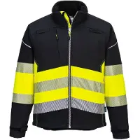 Portwest Pw375 - Pw3 Hi-vis Softshell Jack (3l) Klasse 1 | Maat: 3XL
