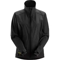 Snickers Workwear 1247 Winddicht Softshell Damesjack Zwart maat S dames
