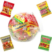 Haribo Happy Heroes snoep - 14 zakjes - Happy Cola, Peaches, Happy Cherries & Goudberen - 350g