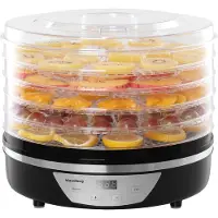 Klausberg VOEDSEL-, PADDENSTOELEN- EN FRUITDROGER 350W KLAUSBERG KB-7568, Dehydrator, Zwart