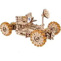 Ugears 3D Modelbouw - Nasa Lunar Rover - Mechanisch Bouwpakket Hout - Educatief Speelgoed