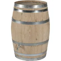 Vatenhandel Stijf Regenton 150 liter nieuw met vulgat in deksel en verchroomde kraan