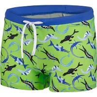 Beco ocean dinos - zwemboxer voor kinderen - groen - maat 116