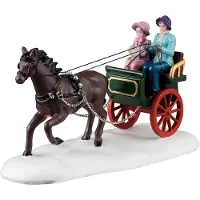 Lemax Winter Carriage Ride Caddington Village Collection 2024
