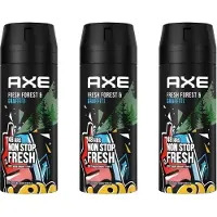 Axe Deospray - Collision Fresh Forest + Graffiti 150 ml - Voordeelverpakking 3 stuks