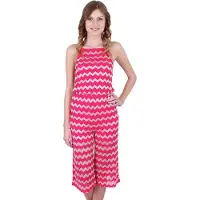 Sarcia.eu John Zack Roze gedessineerde jumpsuit, 3/4 pijp