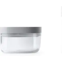 Qualy - Voorraadpot Voedselcontainer 0.3L “PINTO Storage Jar” W100 x L100 x H64 mm 146 gr Grijs