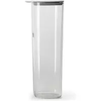 Qualy - Voorraadpot Voedselcontainer 2L “FLAT TOP Storage Jar” W100 x L120 x H307 mm Grijs