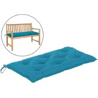 vidaXL Tuinbankkussen 100x50x7 cm oxford stof lichtblauw
