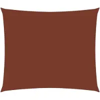 vidaXL Zonnescherm rechthoekig 2,5x3,5 m oxford stof terracottakleurig