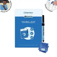 Correctbook A5 Uitwisbaar Notitieboek – Scratch Midnight Blue – To-do list – Herbruikbaar schrift – Inclusief pen & wisdoekje