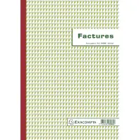 Exacompta facturen, ft 29,7 x 21 cm, tripli, Franstalig