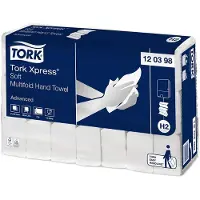 Tork 120398 Xpress Multifold Handdoek H2 2-laags Wit 3780 Stuks (120398)