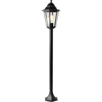 QAZQA Slimme buitenlantaarn zwart 120 cm incl. WiFi ST64 - New Orleans