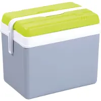 Eda Promotion koelbox - 35 liter - kunststof - grijs - 48 x 30 x 40 cm - Koelboxen