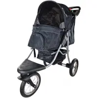 Topmast HONDENBUGGY ALLROUND - 3 WIELEN - ZWART - all Terrain