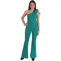 Sarcia.eu John Zack groene jumpsuit, open schouder
