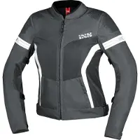 IXS Trigonis-Air Dames Grijs Textiele Motorjas Maat L