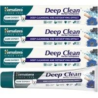 Himalaya herbals Himalaya Deep Clean Tandpasta - 3 x 75 ml - Tandpasta Zonder Fluoride - Plant Enzyme Technology - Dieptereiniging en Detox Voor Glanzende Tanden - Tandpasta Voordeelverpakking - Toothpaste
