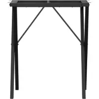 vidaXL Eettafelpoten X-frame 60x40x73 cm staal