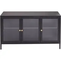 Beliani NEWPORT - Sideboard - Zwart - Staal