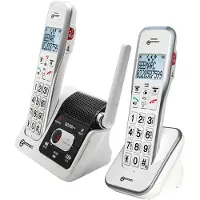 Geemarc Telecom AMPLIDECT 595-2 U.L.E. Draadloos telefoonset met 2 handsets - Basisstation - Basisstation