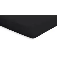 Eleganzzz Topper Hoeslaken Katoen Perkal - zwart 180x200cm