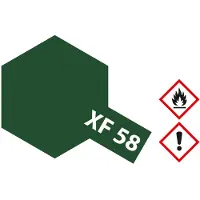 Tamiya Hobbyverf Acrylverf - XF-58 Olive Green - Matt - Acryl - 23ml Verf potje - 23 ml