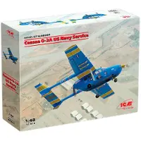 ICM Modelbouwpakket Militaire voertuigen - 48291 Cessna O-2A US Navy Service Plastic - 1:48 - Modelbouw