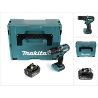 Makita DHP 483 T1J accu-klopboormachine 18 V 40 Nm + 1x accu 5,0 Ah + Makpac - zonder oplader