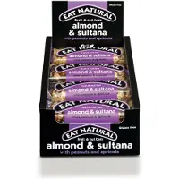 Eat Natural Fruit & Noten Bar Amandel & Sultana 12 x 40 gr