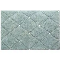 Eurofirany Chic 2 Badkamermat Geometrisch Mintgroen 60x90 cm Katoen