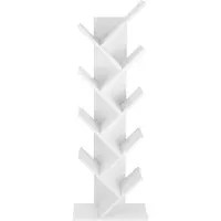 Leobert Boekenplank - 50 x 25 x 141,5 cm, vrijstaand, 8 planken