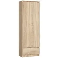 Akord Kantoorkast R60 met 4 Deuren en 1 Lade / Furniture Factory / Sonoma Eik / 60 x 180 x 35 cm