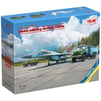 ICM Modelbouwpakket Militaire voertuigen - DS7203 Soviet military airfield 1980s - Mikoyan - APA-50M - ATZ-5 Plastic - 1:72 - Modelbouw